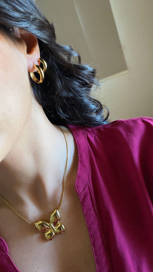 Colar pingente Borboleta